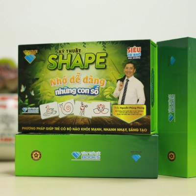 Bộ thẻ học thông minh cho bé FLASHCARD SHAPE (100 thẻ) - Nhớ dễ dàng những con số