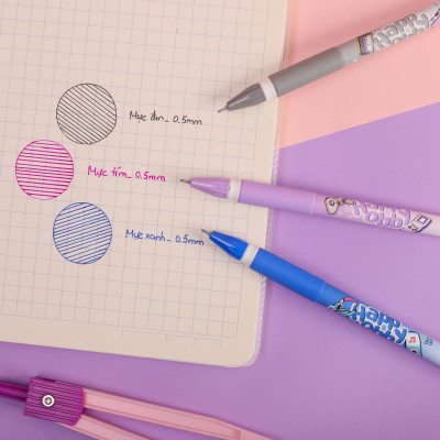 Bút gel Thiên Long Happy Obby GEL-056