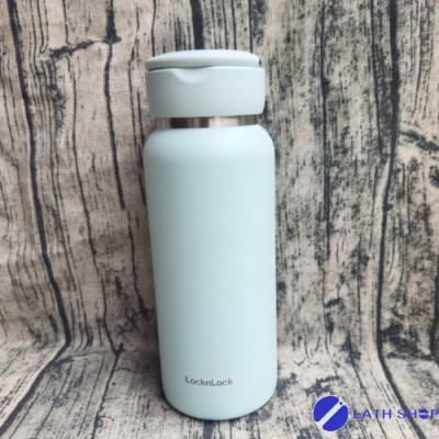 Bình Giữ Nhiệt Inox 304 Sling Ring LocknLock  Có Quai Xách LHC4321- 650ml - Hàng Chính Hãng