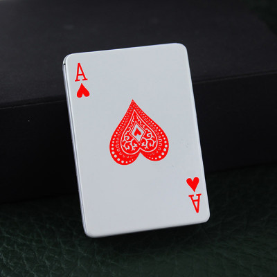 Vỏ Hột Quẹt Bật Lửa Hình Lá Bài K Cơ, Át Cơ Loại Xịn Cầm Chắc Tay