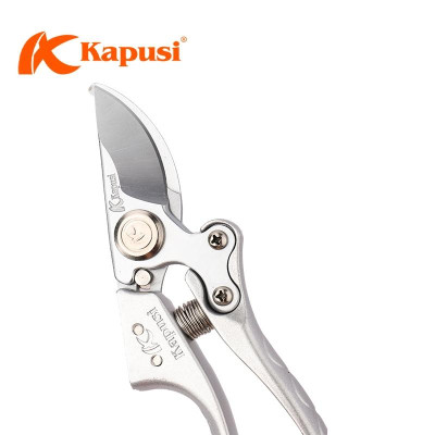 Kéo cắt tỉa cành cây KAPUSI TOOLS Nhật bản K-8618 cao cấp thép SK5, cấu tạo lò xo cỡ 8 icnh (20cm)