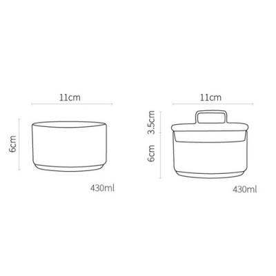 Tô thủy tinh đựng trái cây có thể xếp chồng lên được