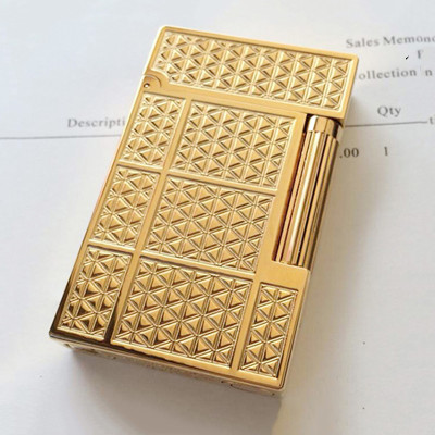 Vỏ Hột Quẹt Bật Lửa Gas Đá D14V Họa Tiết Khắc Hoa Văn Đẹp Độc Lạ - Dùng Gas Đá Cao Cấp