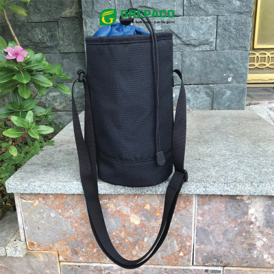 Túi Đựng Ly Giữ Nhiệt Grepaco Dạng Quai Xách Và Dây Rút Đựng Bình Nước Thể Tích 500ml, 750ml, 800ml, 900ml, 1500ml – Vải Bố Canvas Dù Chống Thấm Nước Phong Cách Thời Trang Bảo Vệ Môi Trường Phong Cách Nhật Bản