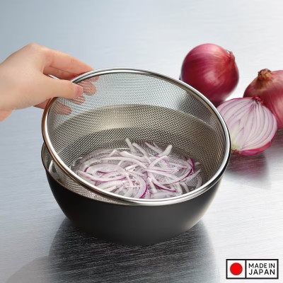 Rổ inox tròn Colander Echo Ø15cm - Hàng nội địa Nhật Bản nhập khẩu chính hãng