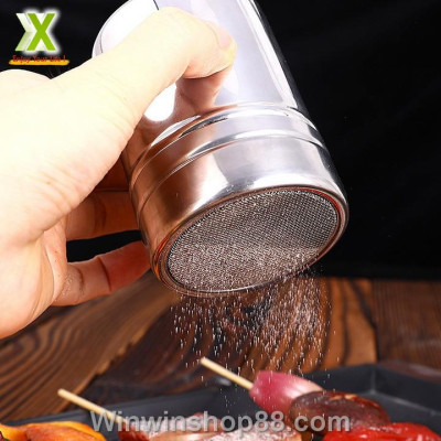 Lọ rắc bột ca cao, matcha chất liệu inox - Winz.vn