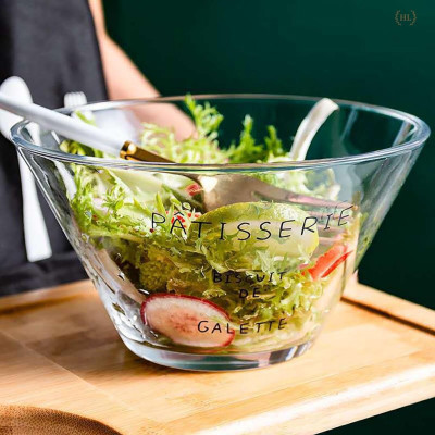 BÁT - TÔ THỦY TINH DÁNG LOE PÂTISSERIE | Tô thủy tinh Decor chuyên dụng đựng Salat - Món Trộn - Đồ Tráng Miệng