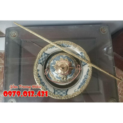 Bát điếu men rạn Bát Tràng