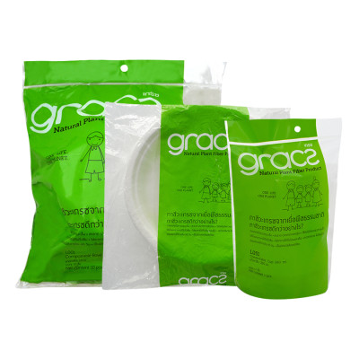 Combo Party 04 (1 gói Ly 260ml; 1 gói Dĩa 3 ngăn 10 in; 1 gói Tô 500ml ) - Bao Bì Gracz Từ Bã Mía