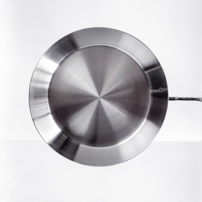 Chảo chiên rán inox 316 nguyên khối Hàn Quốc CIC68 size 20cm/24cm/26cm chống dịnh tự thân, đáy từ