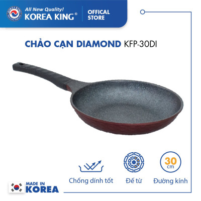 Chảo cạn Diamond Premium Korea King size 30 cm KFP-30DI - Hàng chính hãng