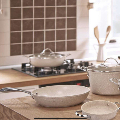 Chảo chống dính Korkmaz Granita - Hàng Chính Hãng