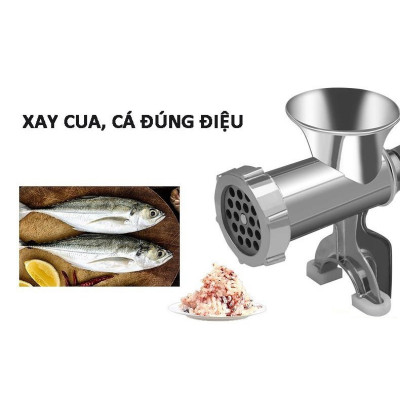 Máy Xay Thịt Bằng Tay Đế Kẹp Bàn - Cối Xay Thịt Quay Tay Đa Năng Không Gỉ, Nhỏ Gọn, Tiện Dụng - Hàng Loại 1 - Chính Hãng MINIIN 