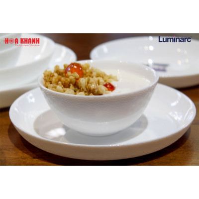 Tô Thủy Tinh Luminarc Diwali Shells 18cm cường lực, kháng vỡ - Bộ 3 cái - Q1656