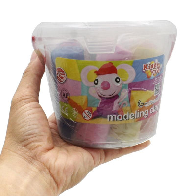 Đất Nặn Học Tập 8 Màu Kiddy Clay BK7008 (700g)
