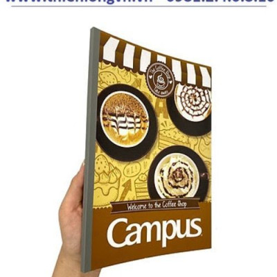 Lốc 5 quyển vở kẻ ngang 120 trang B5 Coffee Shop Campus NB-BCOF120
