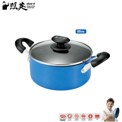 Nồi chống dính cao cấp 5 lớp đáy từ Show-A - Size 20cm - Hàng Nội Địa Nhật Bản