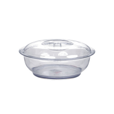 Âu phíp tròn trong suốt có nắp đậy Việt Nhật - Tô cơm, bát đựng canh, đựng thực phẩm an toàn tiện lợi - Hàng chính hãng