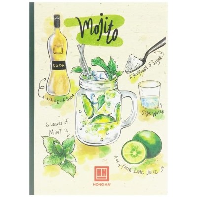 Vở Cocktail - Kẻ Ngang 80 Trang ĐL 70g/m2 - Hồng Hà (Mẫu Màu Giao Ngẫu Nhiên)
