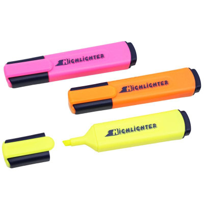 Bút Dạ Quang Highlighter - Thiên Long HL-012 - Màu Hồng