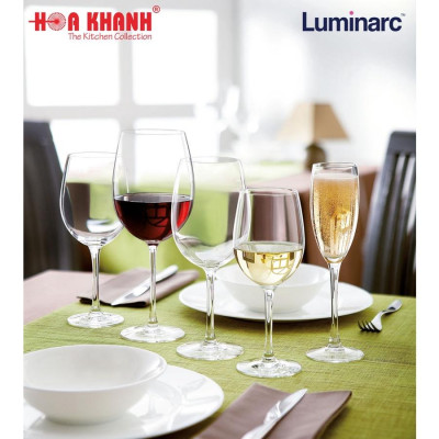Ly Uống Rượu Vang Thủy Tinh Luminarc So Wine 350ML - 470ML & 580ML - bộ 4 ly - E5979, E5980 & E5981