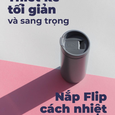 Bình giữ nhiệt MiiR Flip Traveler nắp mở tiện lợi thương hiệu Mỹ nhập khẩu chính hãng 