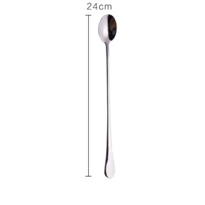 Sét 6 thìa muỗng cà phê khuấy đồ uống inox cao cấp - dài 24cm