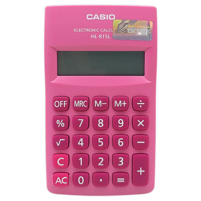 Máy Tính Casio HL815L-PK - Màu Hồng