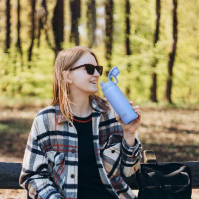 Bình nước giữ nhiệt TYESO 01009 750ML inox 304 cách nhiệt chân không giữ lạnh và nóng 