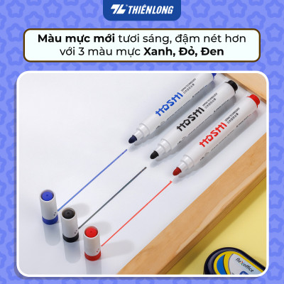 Combo 10 Bút lông bảng Hoshi Thiên Long WB-025/HS - Công nghệ Nhật Bản