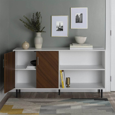 Bàn sảnh ra vào gỗ hiện đại SMLIFE Caviana