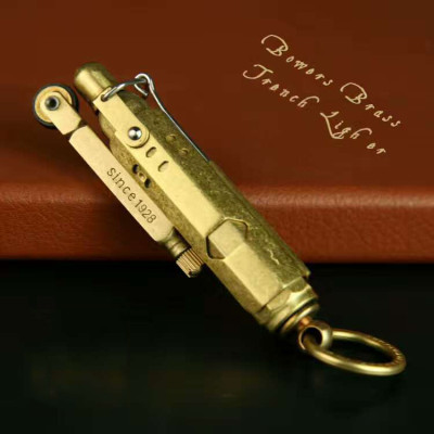 Vỏ Hột Quẹt Bật Lửa Xăng Đá JiFeng JF027 Thiết Kế Nhỏ Gọn Độc Lạ - Dùng Xăng Bấc Đá Cao Cấp