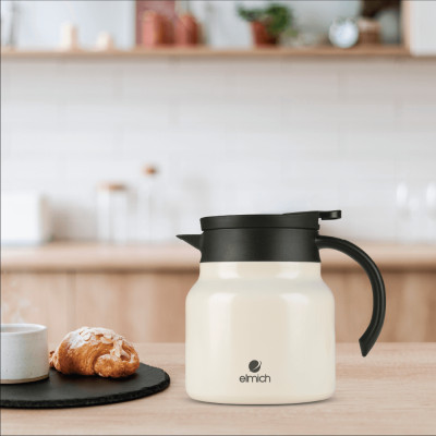 Bình giữ nhiệt 900ml Elmich EL8299, Hàng chính hãng, inox 304, có lõi lọc pha trà, cà phê - JoyMall