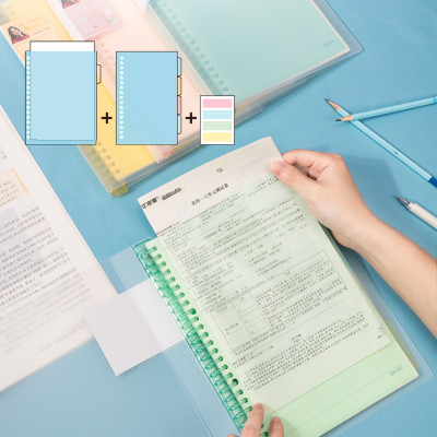 Sổ Tay Ghi Chép B5 Gáy Lò Xo 60 Trang Deli - Xanh Dương/Hồng/Vàng/Xanh Lá - QHB560