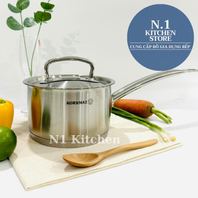 Nồi Quánh inox cao cấp Korkmaz Proline 2 lít có nắp - A1157 - Hàng chính hãng