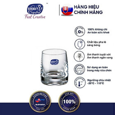 Bộ 6 ly uống rượu mạnh pha lê Tiệp khắc 060 ml