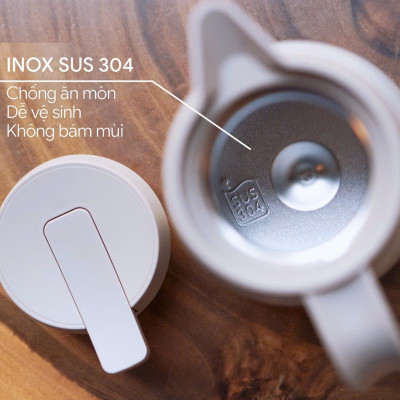 Bình giữ nhiệt pha trà Inox 304 B11 dung tích 1000ml bảo hành 12 tháng