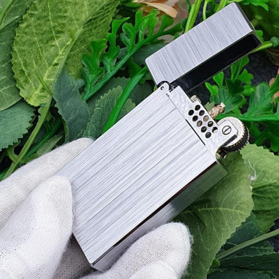 Vỏ Hột Quẹt Bật Lửa Upon Xăng DX08T Họa Tiết Xước Mịn - Dùng Xăng Bấc Đá