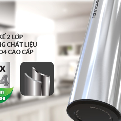 Bình giữ nhiệt inox 304 Sunhouse 450ml KS-TU450I