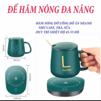 Đế làm nóng đồ uống pha cafe nhỏ gọn mẫu mã đẹp có thể làm quà tặng 