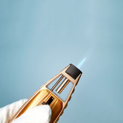 Vỏ Hột Quẹt Bật Lửa Khò 1 Tia  COB 398 Kiểu Dáng Độc Lạ Sang Trọng - Dùng Gas Cao Cấp