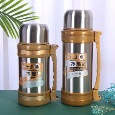 Bình Giữ Nhiệt Thép Không Gỉ 304, Bình Nước Dung Tích Lớn Cho Nam Nữ, Phù Hợp Với Công Trường Và Hoạt Động Ngoài Trời - HÀNG CHÍNH HÃNG MINIIN