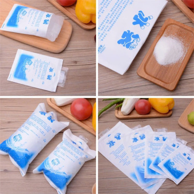 COMBO 5 Túi đá gel khô 200ml bảo quản thực phẩm, an toàn, tiện lợi - Không chảy nước - Giữ lạnh thực phẩm, đồ ăn Túi đá khô giữ nhiệt bảo quản lạnh sữa an toàn, tiện lợi - Giao Mẫu Ngẫu Nhiên