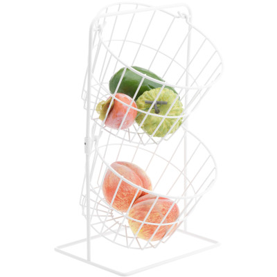 Giỏ kim loại tròn đa năng 2 tầng hay hứng nước . Phân phối bởi Cobi Home.