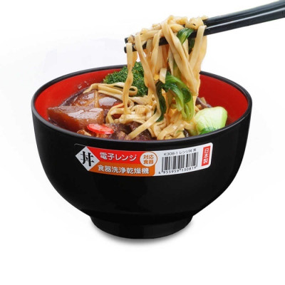 Bát tô Nakaya 420ml - Màu đen lòng đỏ