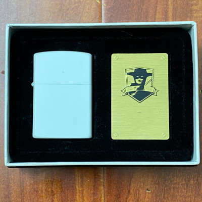 Vỏ Hộp Quẹt Bật Lửa Xăng Đá Zorro Z6007B Thiết Kế Đẹp Độc Lạ - Dùng Xăng Bấc Đá Cao Cấp