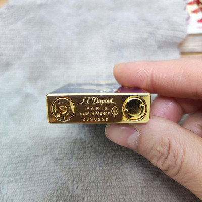 Vỏ Hột Quẹt Bật Lửa Gas Đá KNIGHT 2 Mộc Đáy Ốp Sơn Mài Xanh Họa Tiết Kỵ Sỹ La Mã Cực Đẹp