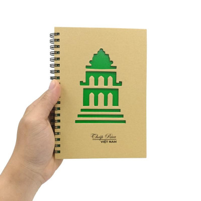 Sổ Lò Xo Khuôn Bế Phong Cảnh Việt Nam - The Sun 04 - Tháp Rùa