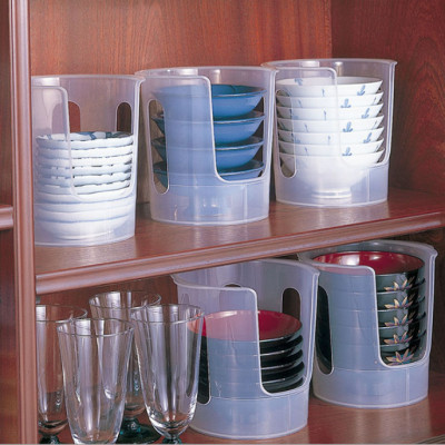 Khay đựng bát đĩa Sanada φ14.9cm thiết kế thông minh, gọn gàng cho nhà bếp - nội địa Nhật Bản