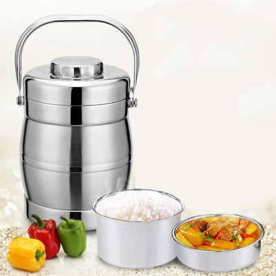  Cặp Lồng Inox 3 Tầng 1.4 - 2 Lít -Cặp Lồng  Đựng Cơm Cháo Phở Giữ Nhiệt Cao Cấp - Cà Mên Inox - Hàng Loại 1 - Chính Hãng MINIIN